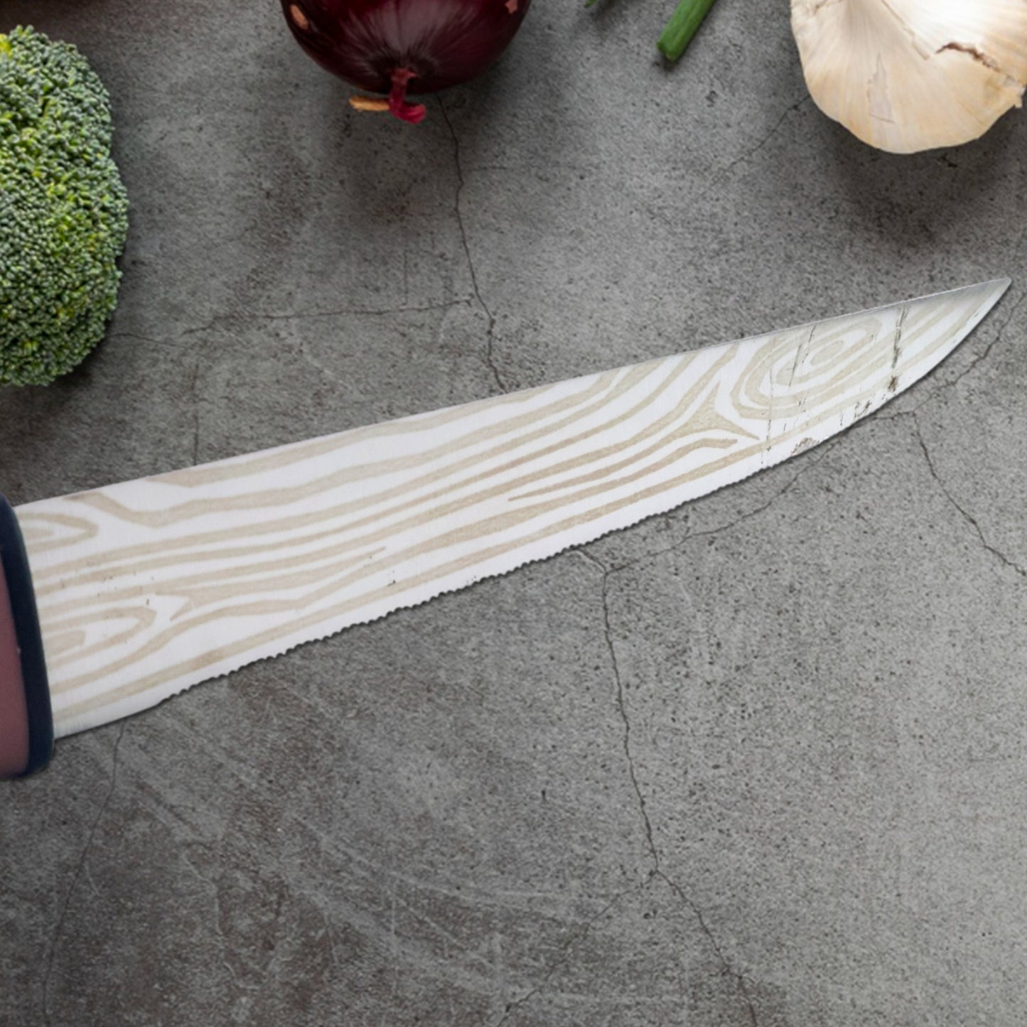 Multi-purpose Stainless Steel Kitchen Cutting Knife (1 Pc) - Happy Price - Image 6