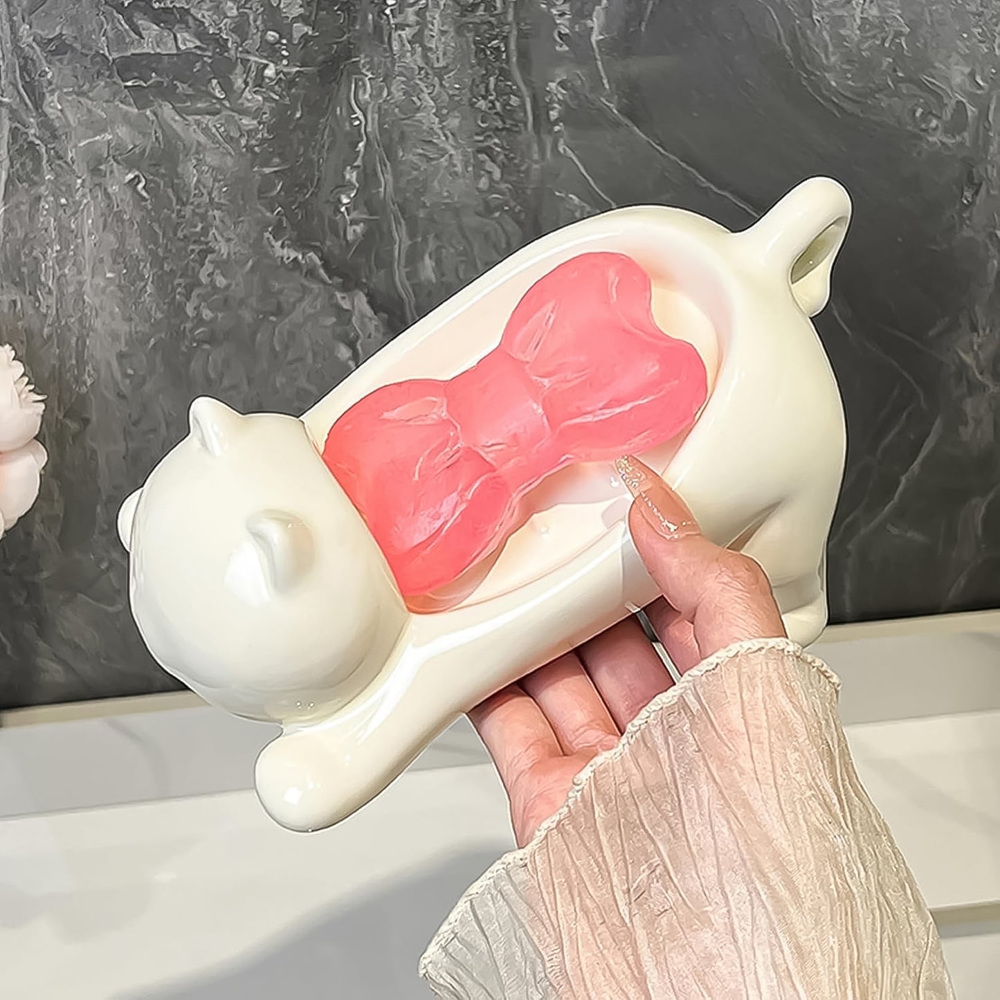 Cartoon Animal Shape Soap Dish Holder (1  Pc) - Happy Price - Image 5