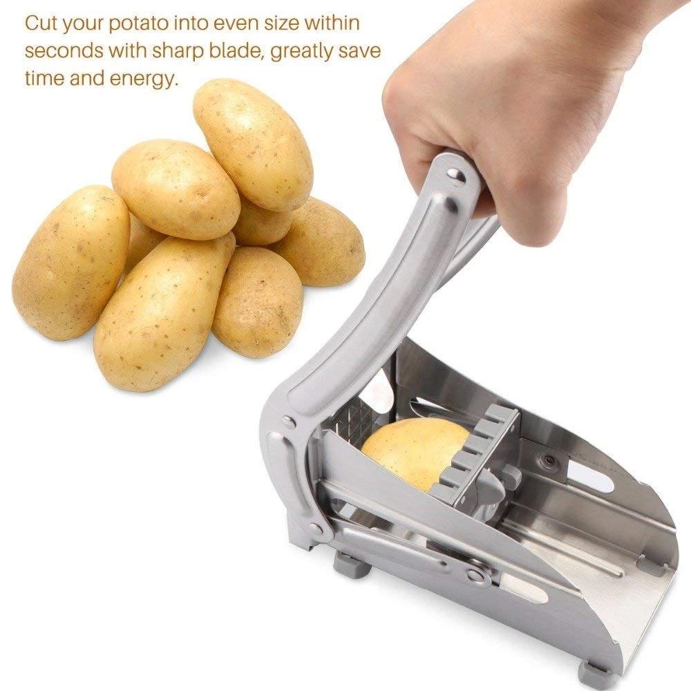 French Fries Potato Chips Strip Cutter Machine With Blade - Happy Price - Image 7