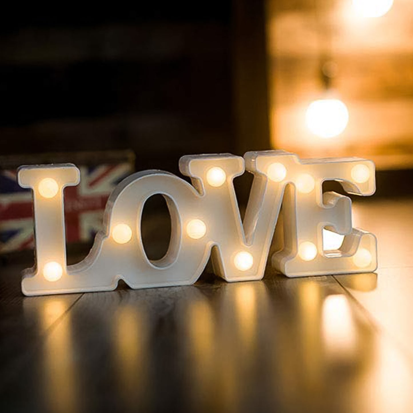 Love Shaped LED Decorative Night Light - Battery Operated for Home & Kids Room (1 Pc) - Happy Price - Image 4