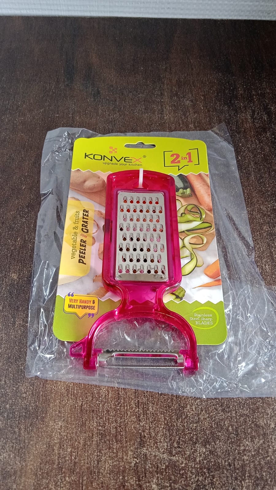 2-in-1 Kitchen Peeler and Grater Tool (1 Pc)