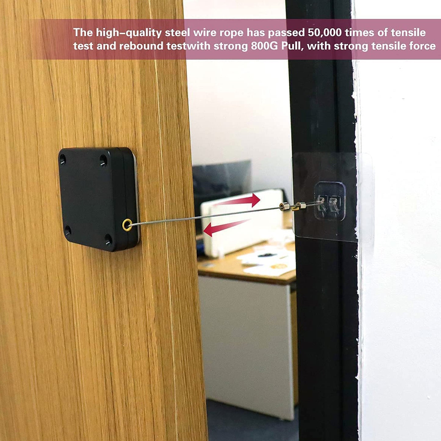 Automatic Door Closer - Punch-Free Sensor Device - Happy Price - Image 6