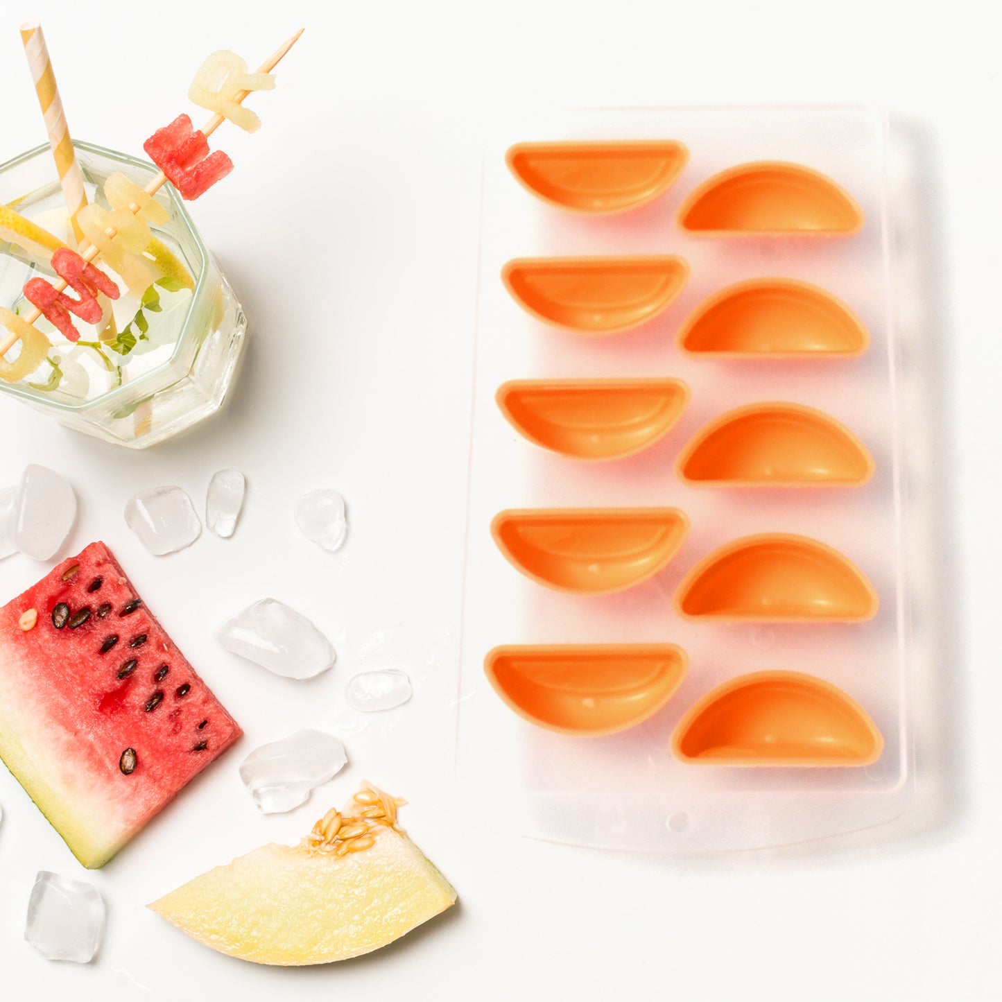 Silicone Mold Ice Cube Tray Creative Sweet Multi Type Ice Tray Buckets Ice Cube Trays Multi Fruit Shape Ice Tray (1 Pc) - Happy Price - Image 3