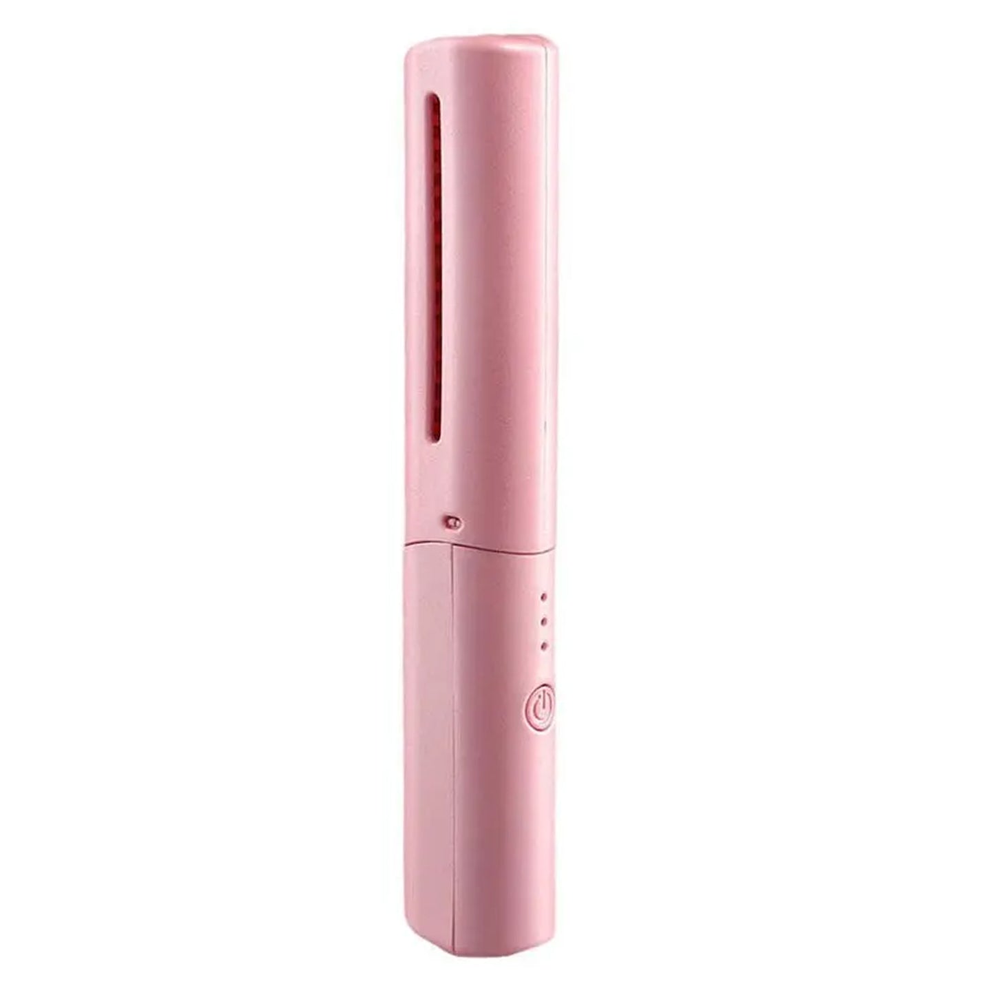 Rechargeable Mini Hair Straightener Travel Portable Usb Charging Cordless Hair Straightener Bursh Three Temperature Adjustments Flat Iron Comb (1 Pc) - Happy Price - Image 4