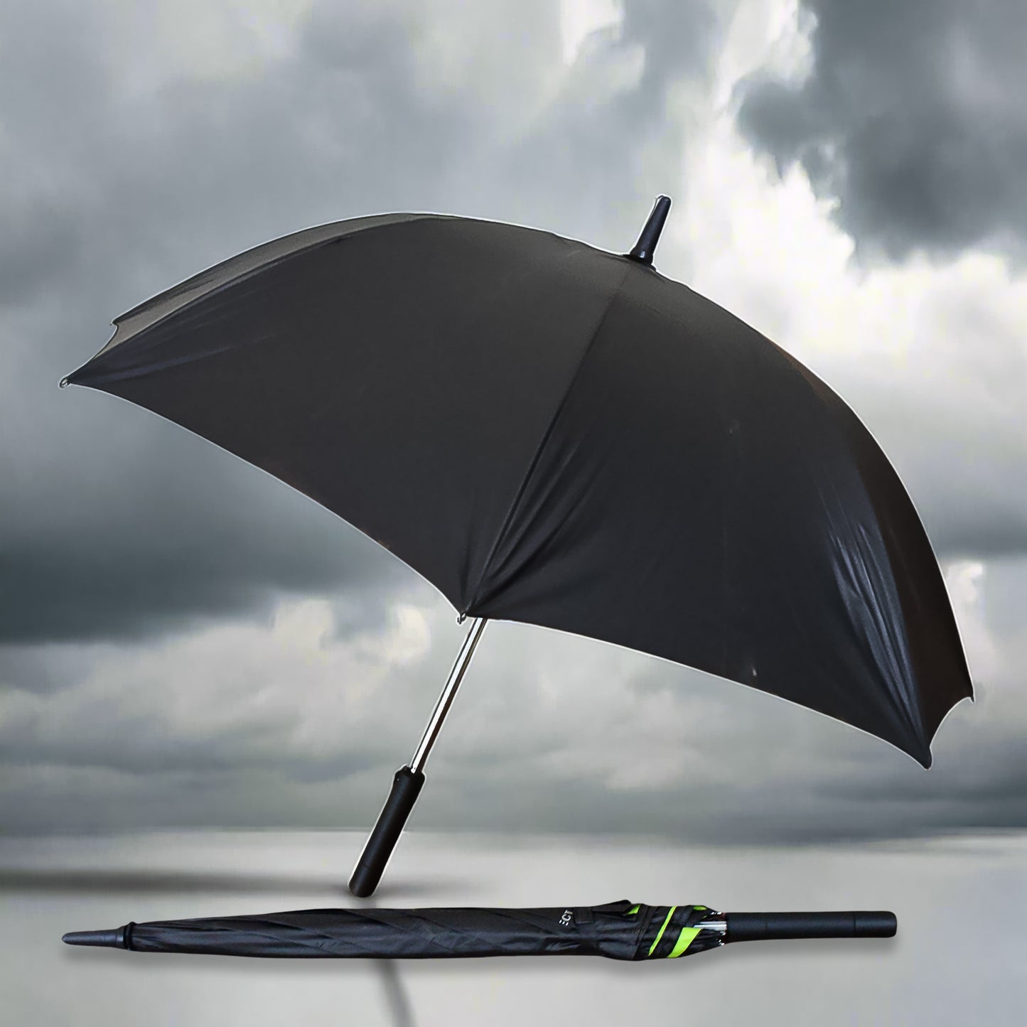 Sun Umbrella With Inside Fan  Power Bank Umbrellas For Summer (1 Pc) - Happy Price - Image 2