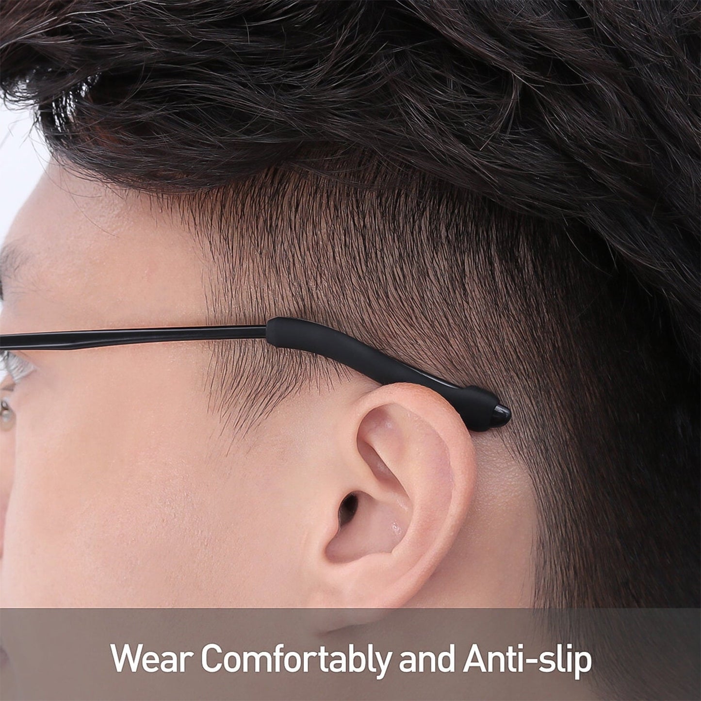 Eyeglass Anti Slip Ear Grip Soft Silicone Glasses Ear Hooks (1 Pair  Color May Be Vary) - Happy Price - Image 4
