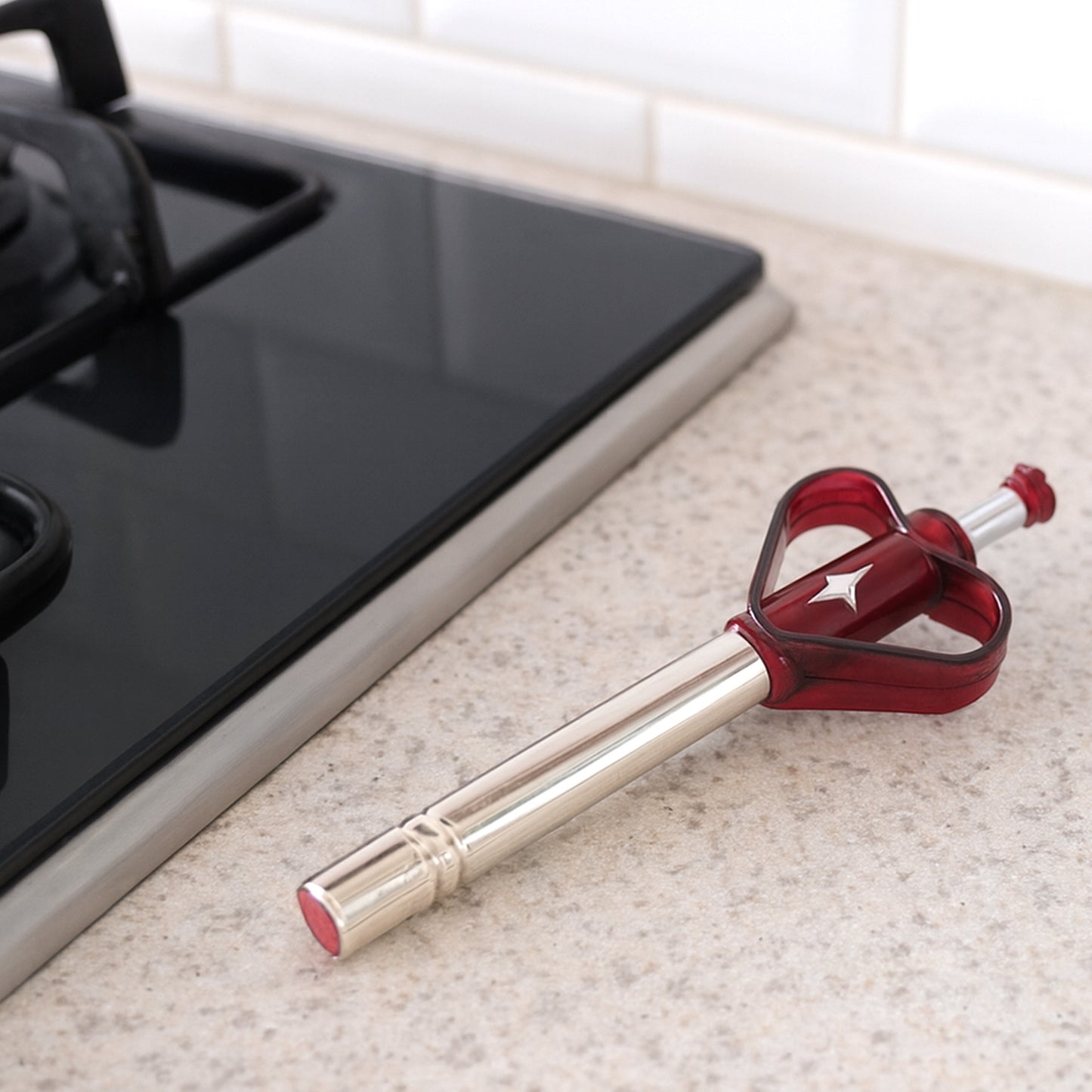Supermom Lovely Gas Lighter (1 Pc) - Extra Long Stainless Steel with Piezo Ignition - Happy Price - Image 7