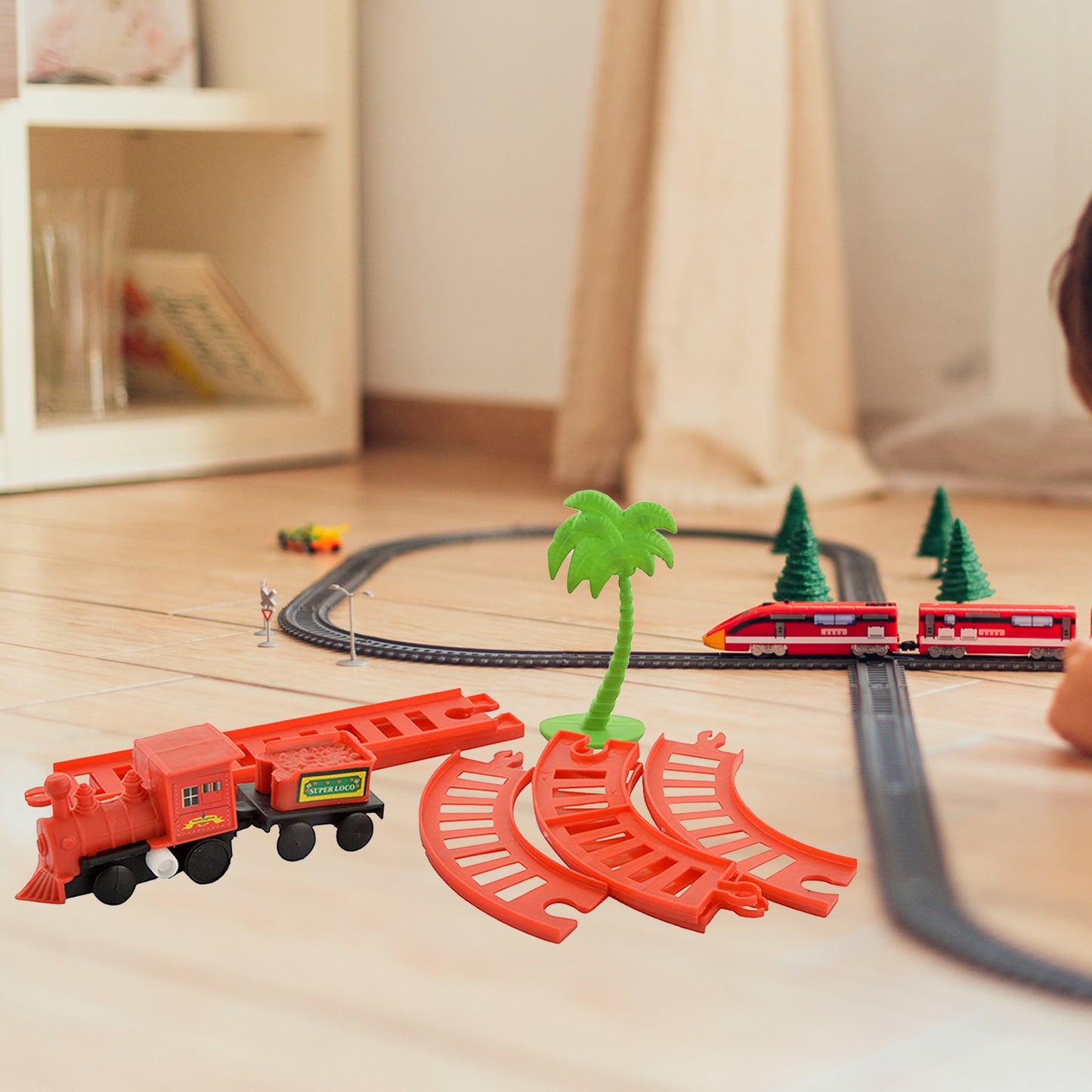 World Express Mini Train Play Set For Kids - Happy Price - Image 6