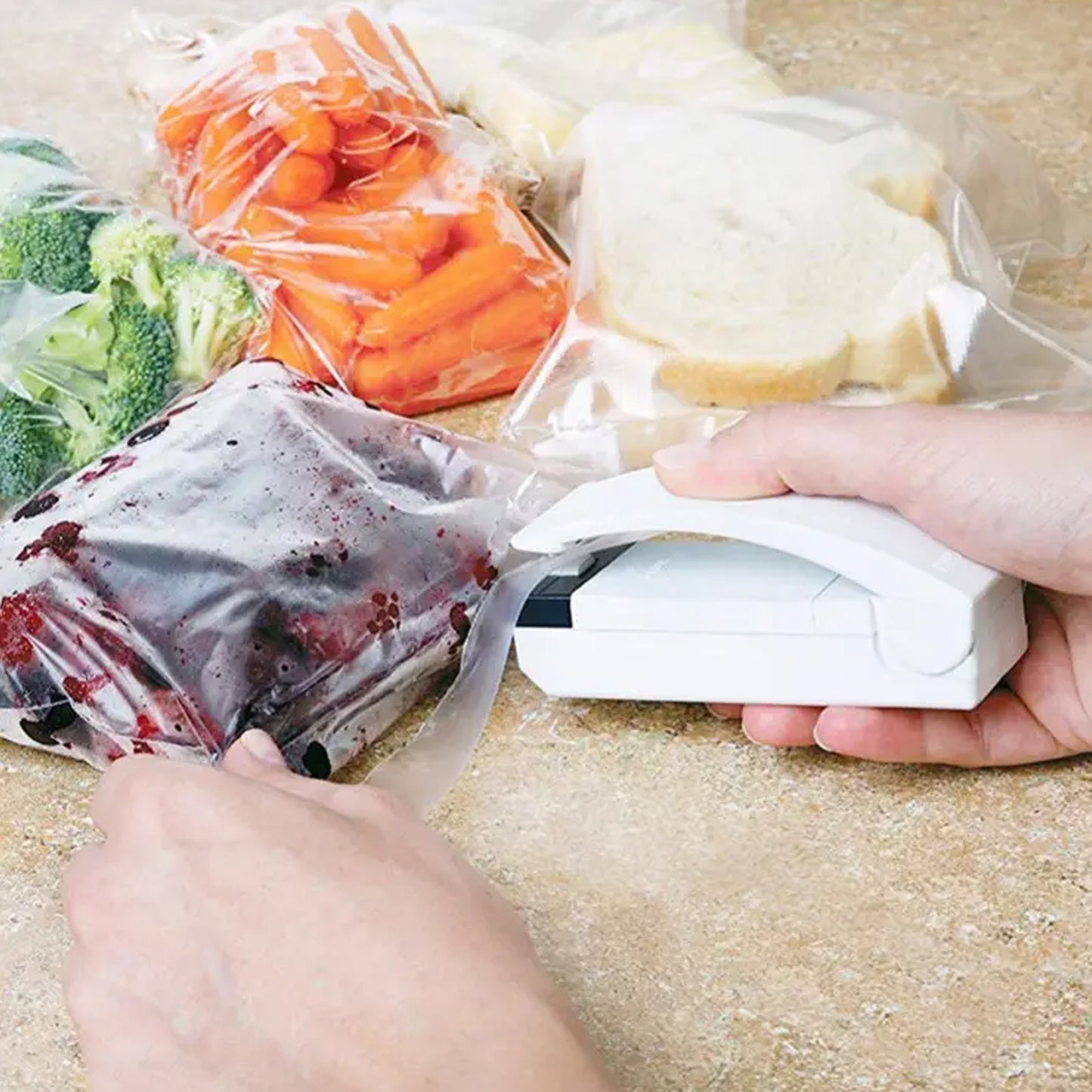 Multifunctional Household Mini Portable Super Sealer Handy Plastic Bag Sealer Sealing Machine - Happy Price - Image 5
