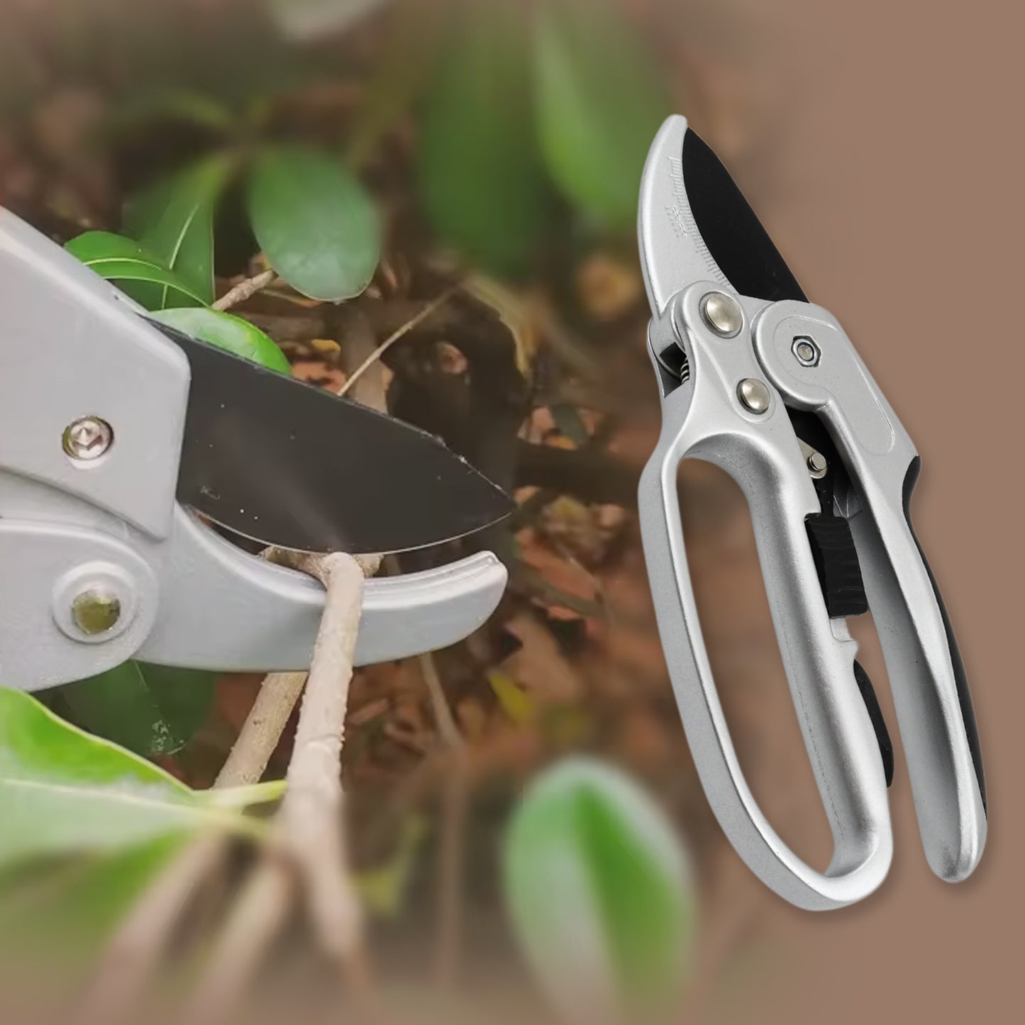 Pruning Shear Garden Shear Steel Hand Shears 20 Cm  8 Inch (1 Pc) - Happy Price - Image 5