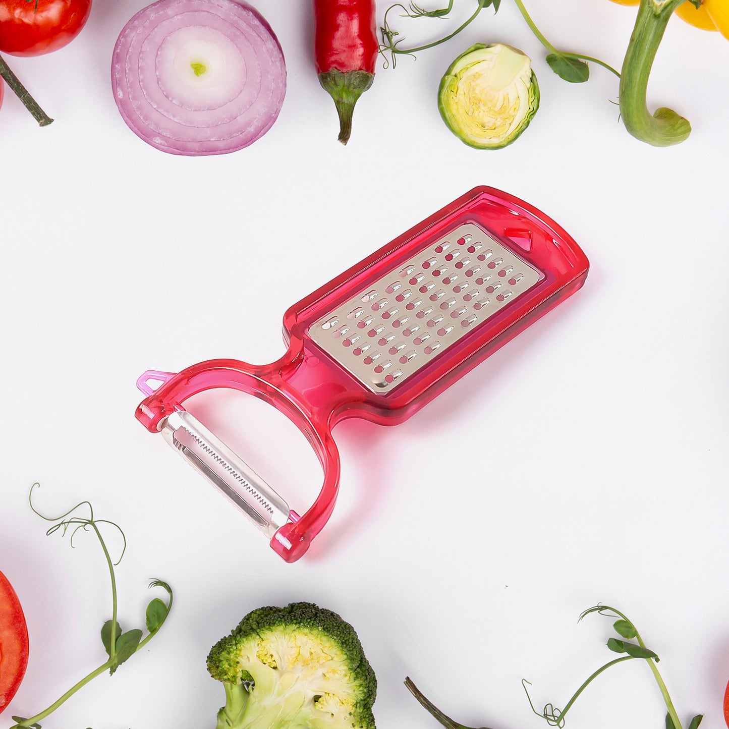 2-in-1 Kitchen Peeler and Grater Tool (1 Pc)