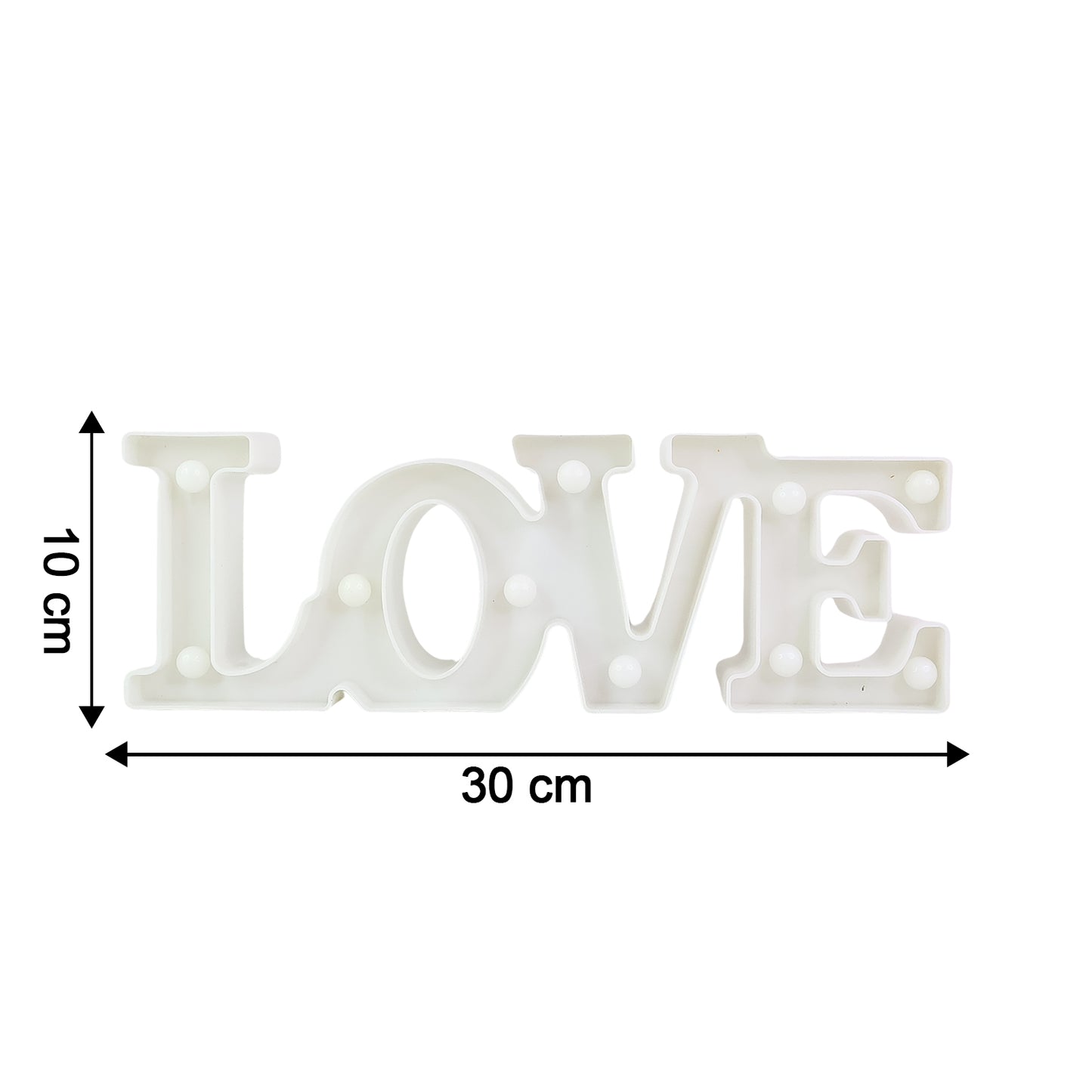 Love Shaped LED Decorative Night Light - Battery Operated for Home & Kids Room (1 Pc) - Happy Price - Image 5