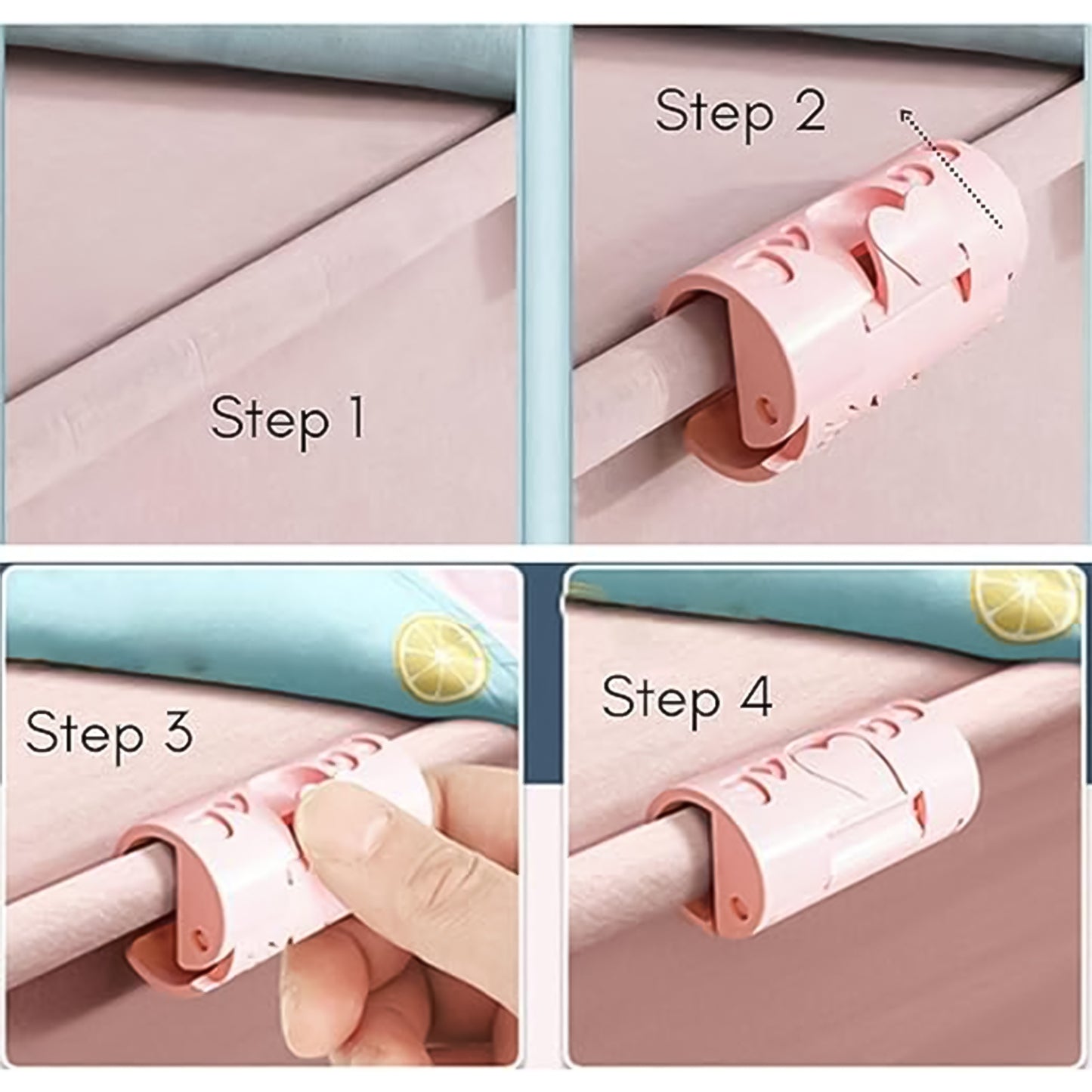 Bed Sheet Clips Elastic Fitted Quilt Bed Sheet Holder (1 Pc) - Happy Price - Image 2