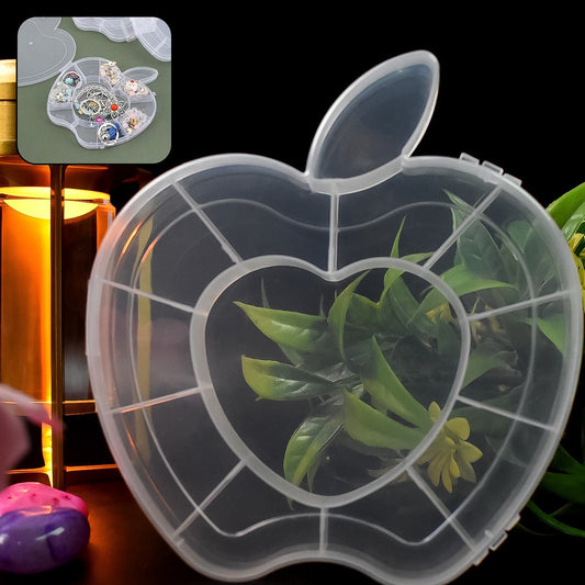 Apple Shaped Jewellery Organizer Box - 1 Pc