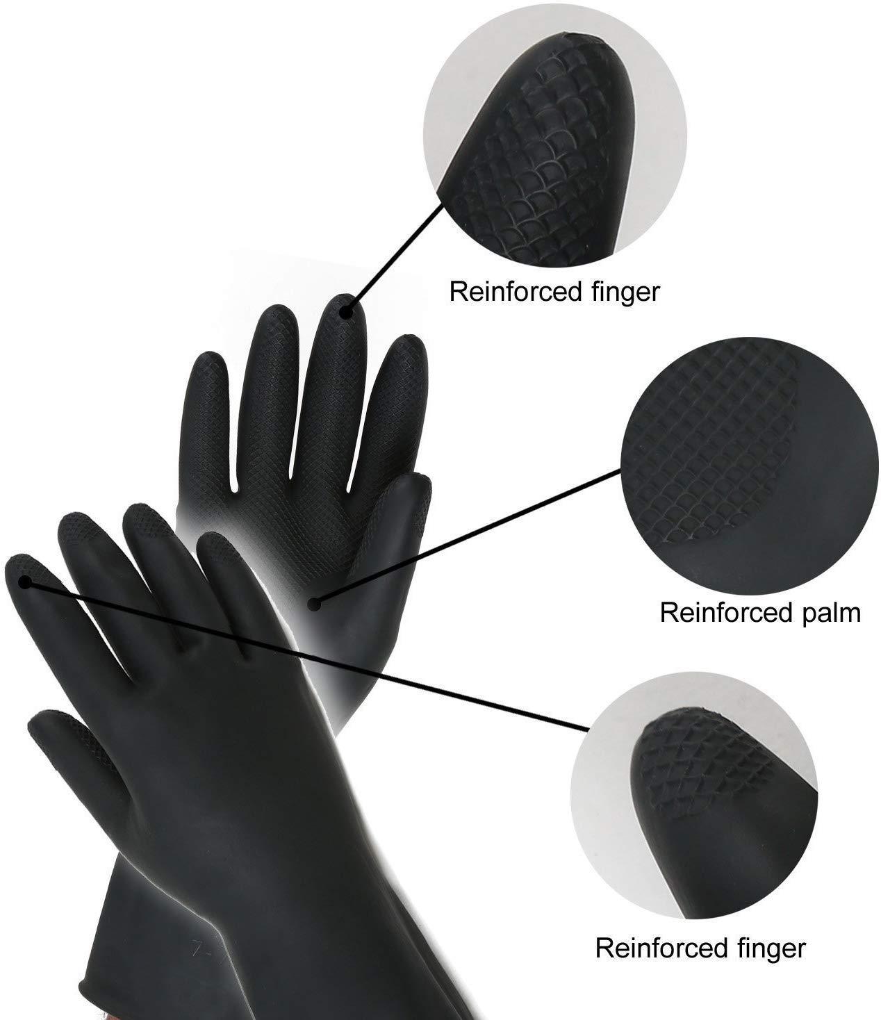 Multipurpose Natural Gum Rubber Reusable Cleaning Gloves - Happy Price - Image 6