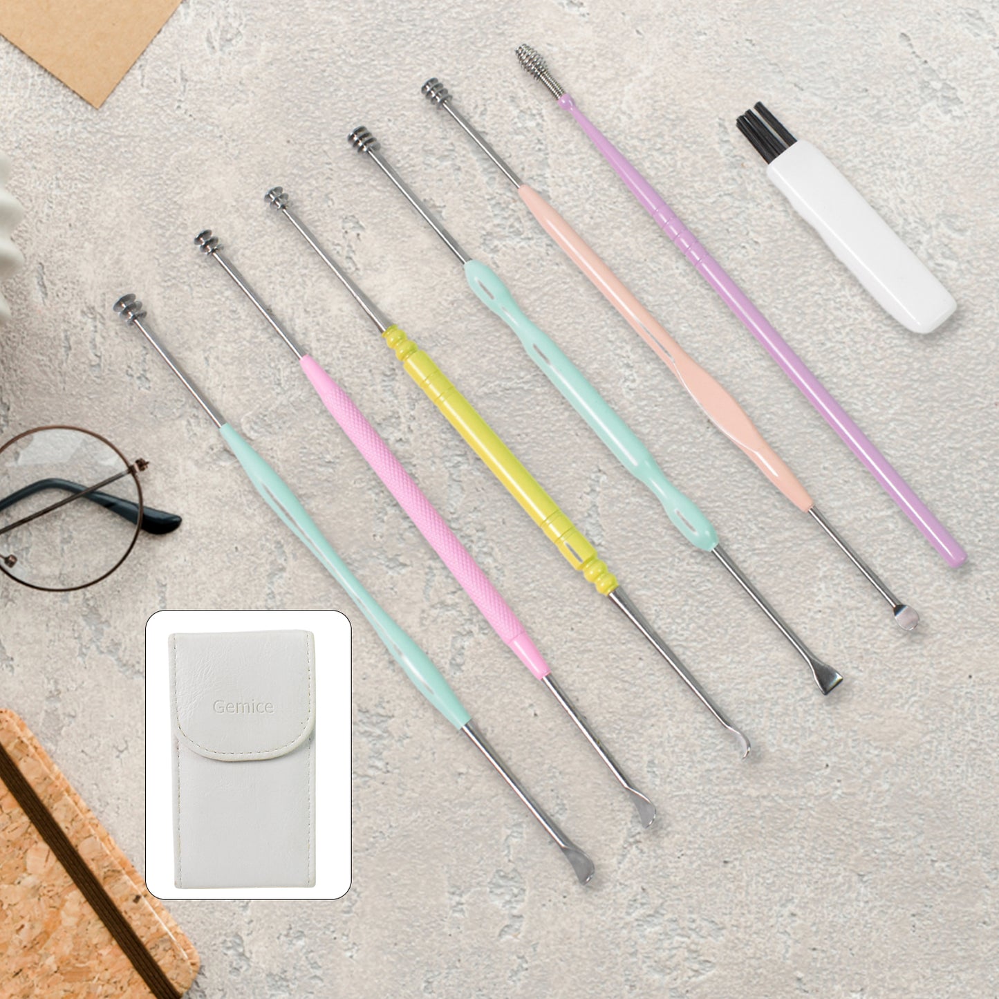 7 Pcs Earwax Removal Kit  Ear Cleansing Tool Set - Happy Price - Image 2