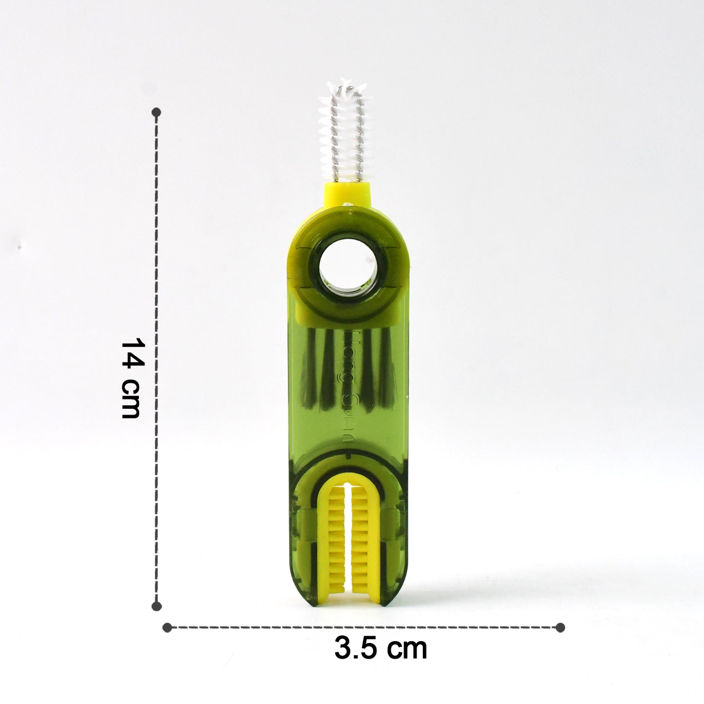 2-in-1 Dual Head Cleaning Brush for Bottles, Straws & Tight Spaces (1 Pc)