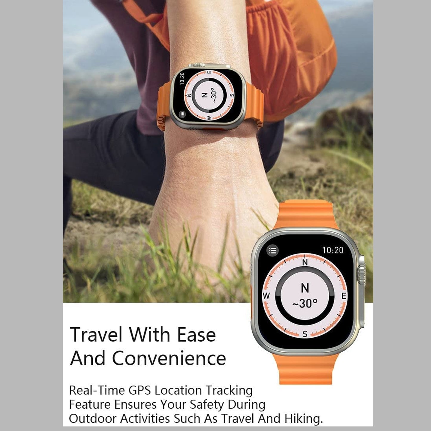 Ultra Seris T800 Smart Watch Men  Female Smartwatch Bluetooth Call Wireless Charge Fitness Bracelet Watch Large 49 Mm Screen Smart Watch - Happy Price - Image 7