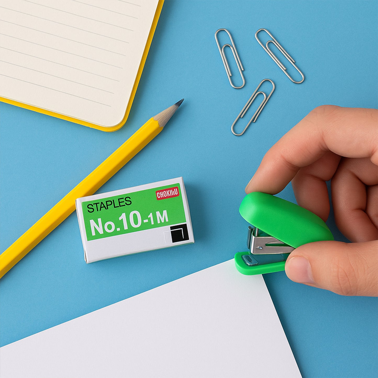 Mini Stapler With 1 Strip Of Staples (1 Set) - Happy Price - Image 6