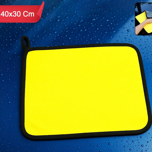 Microfiber Cleaning Cloth Towel (40x30 cm, 1 Pc) - Absorbent & Scratch-Free