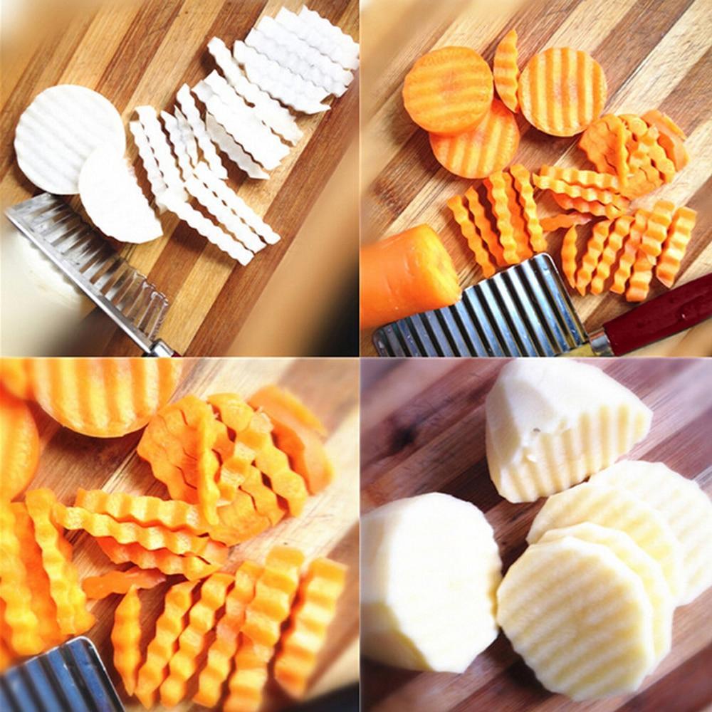 Stainless Steel Vegetable Salad Chopping Knife Crinkle Cutters - Happy Price - Image 6