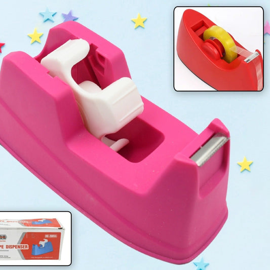 Plastic Tape Dispenser Cutter For Home Office Use Tape Dispenser For Stationary Tape Cutter Packaging Tape (1 Pc  631 Gm) - Happy Price - Image 1