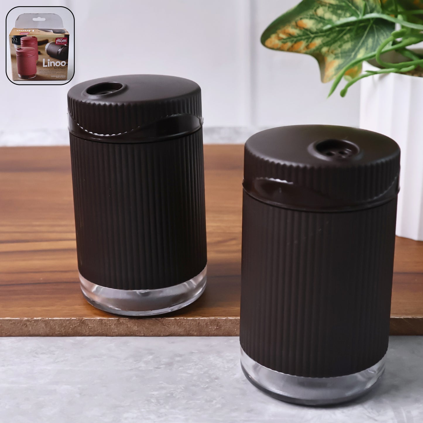 Supermom Linoo Salt  Pepper Dispenser Set (2 Pc) - Happy Price - Image 7