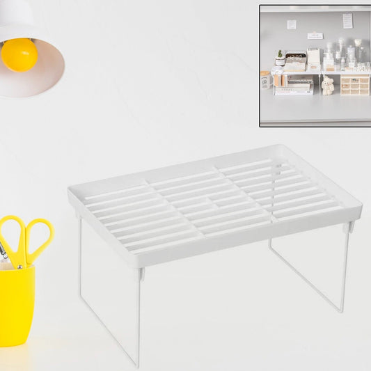 Plastic Bathroom Organizer Kitchen Utility Storage Rack (1 Pc) - Happy Price - Image 1