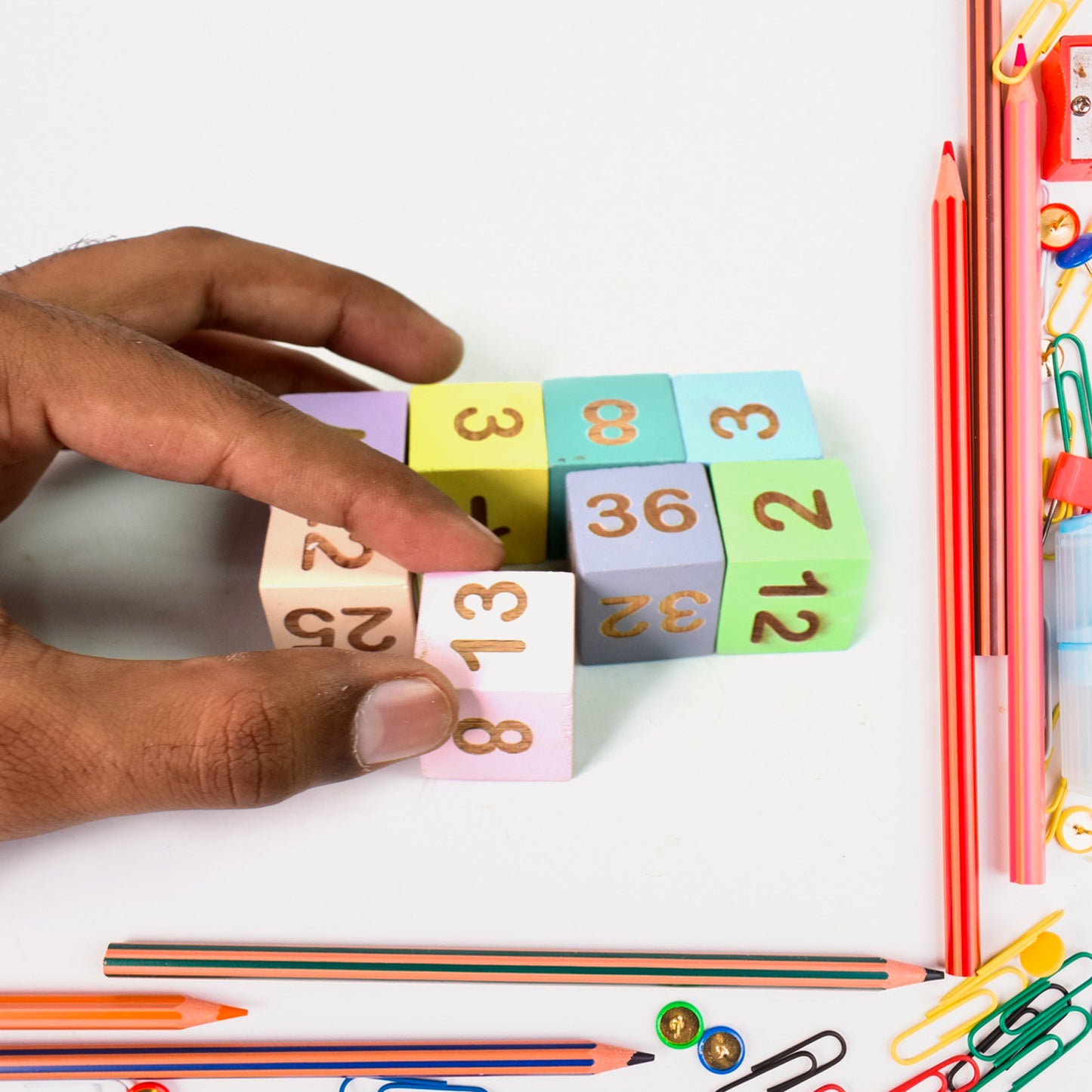 Wooden Mathtime For Kids - Educational Math Card Game - Happy Price - Image 3