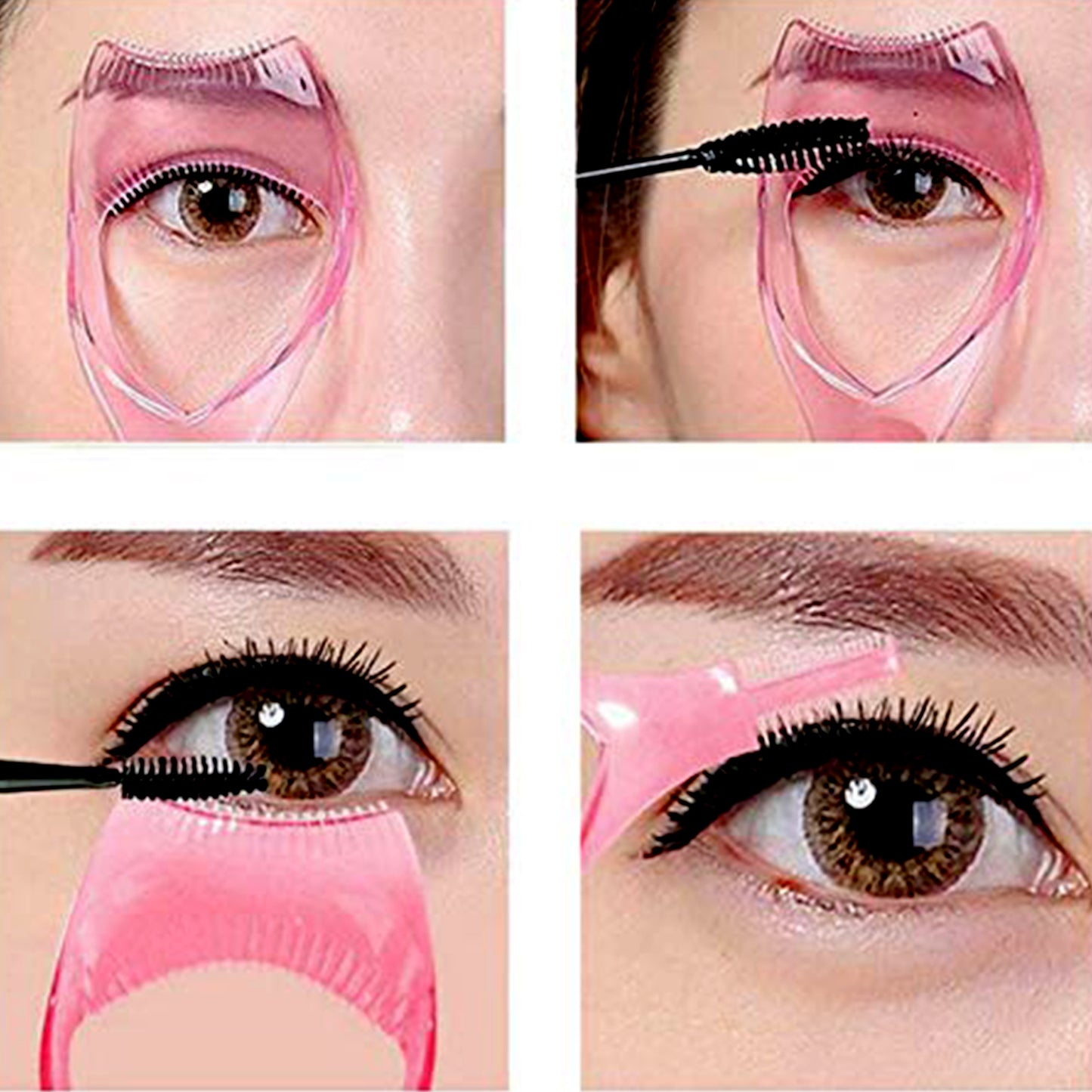 3 In 1 Plastic Makeup Cosmetic Eyelash Tool Lash Mascara Applicator Eyelashes Guide Eyelashes Brush Curler Comb Eye Makeup Tool Female Supply (1 Pc) - Happy Price - Image 5