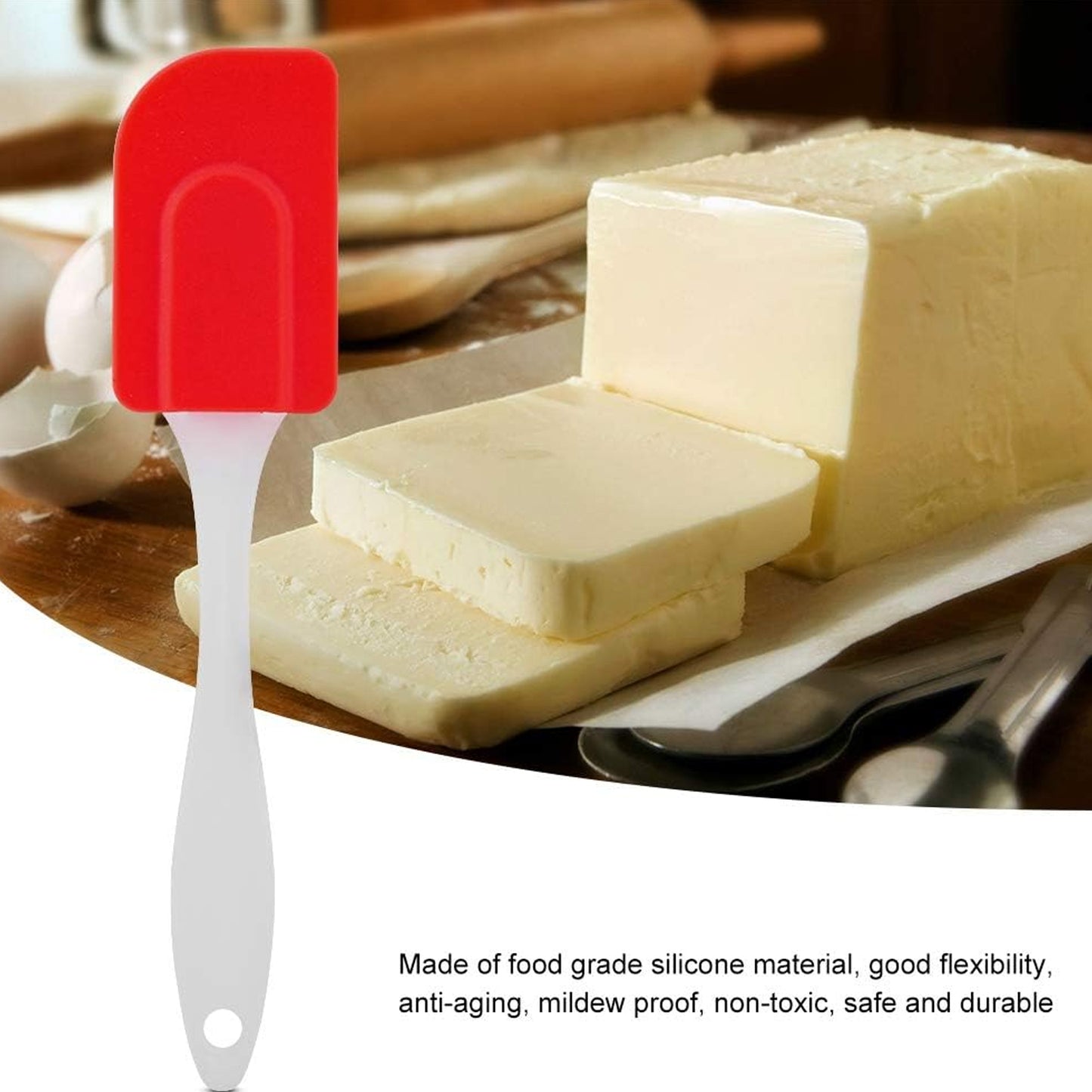 Silicone Cooking Spatula For Baking (1 Pc  18 Cm) - Happy Price - Image 3
