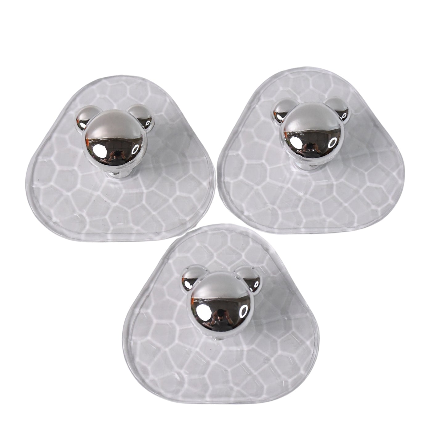All-plastic Adhesive Wall Hooks - Strong No Damage Easy To Install (3 Pc Set) - Happy Price - Image 4