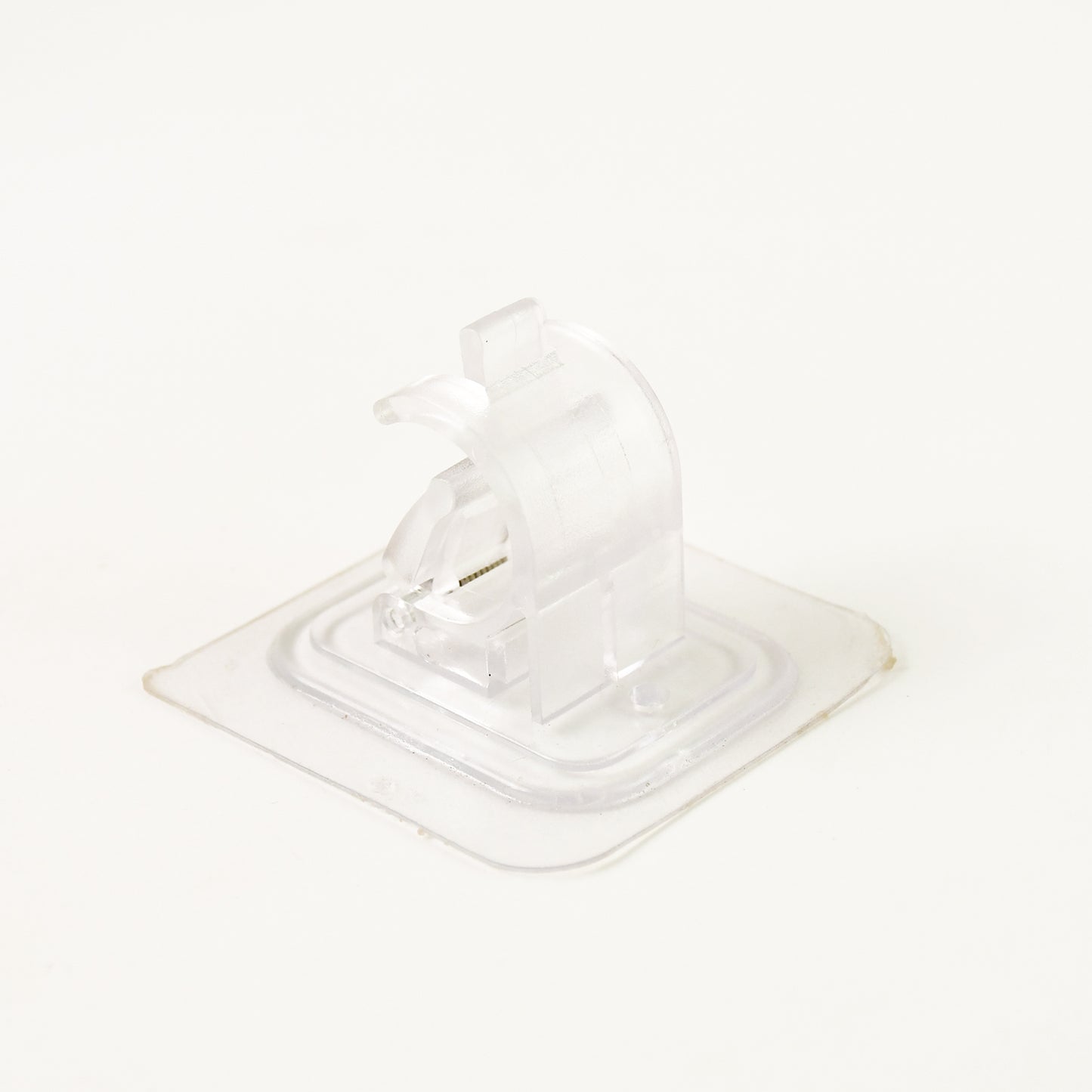 Wall Mount Transparent Self-adhesive Clip With Strong Spring Grip - Happy Price - Image 4