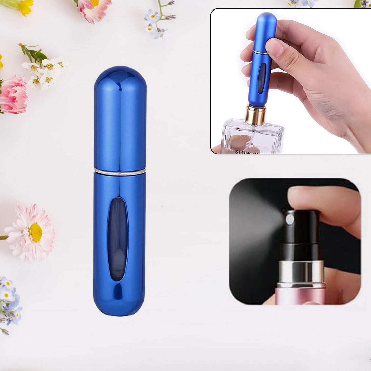 Mini Portable Perfume Empty Spray Bottle (1 Pc  Mix Color) - Happy Price - Image 2