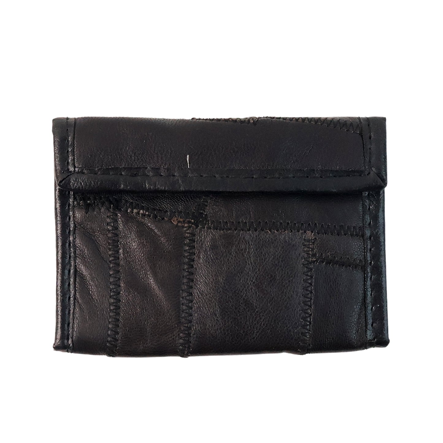 Genuine Leather Bi-Fold Wallet for Men - Slim Card Holder with Multiple Slots