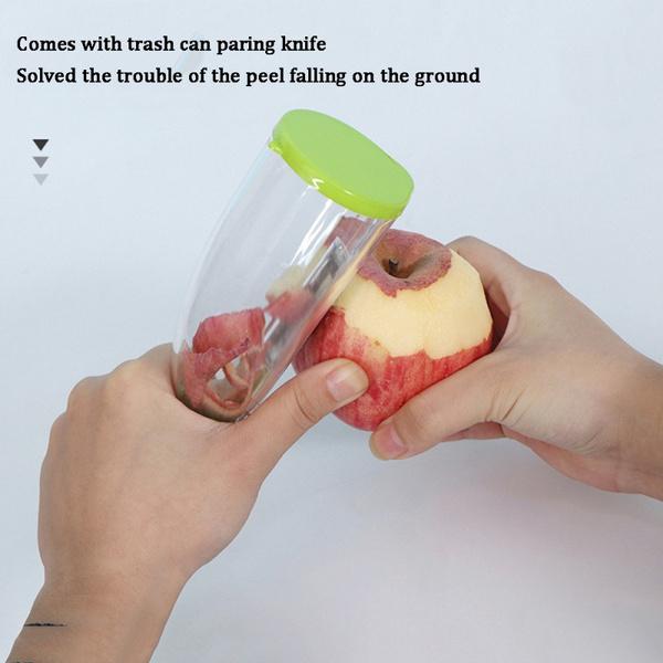 Smart Vegetable and Fruit Peeler with Built-in Container