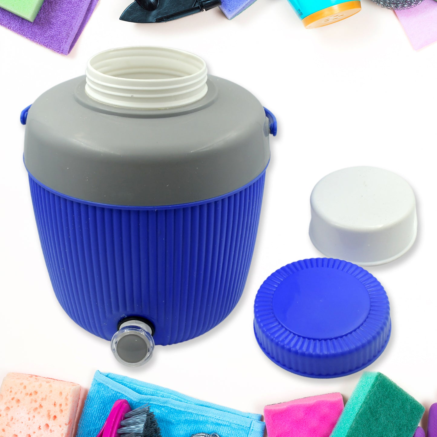 Insulated Water Jug Insulated Plastic Water Jug With A Sturdy Handle Water Jug Camper With Tap Plastic Insulated Water Water Storage Cool Water Storage For Home  Travelling (6000 Ml ) - Happy Price - Image 5