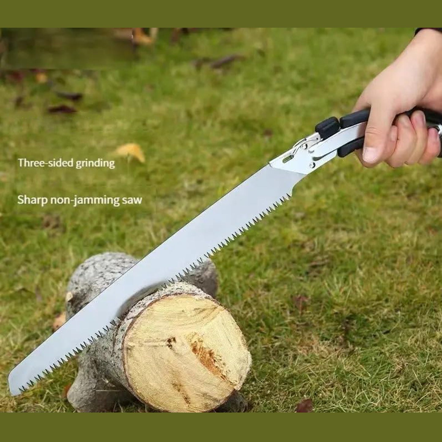 Hand Pruning Saw For Tree Branch Cutter (1 Pc  With Cover  50 Cm Long) - Happy Price - Image 3