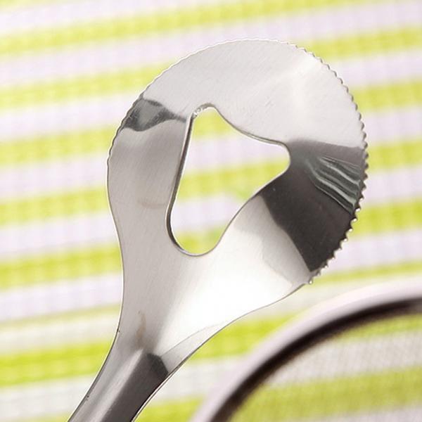 2in1 Stainless Steel Filter Spoon With Clip Food Kitchen Oil-frying Multi-functional - Happy Price - Image 6