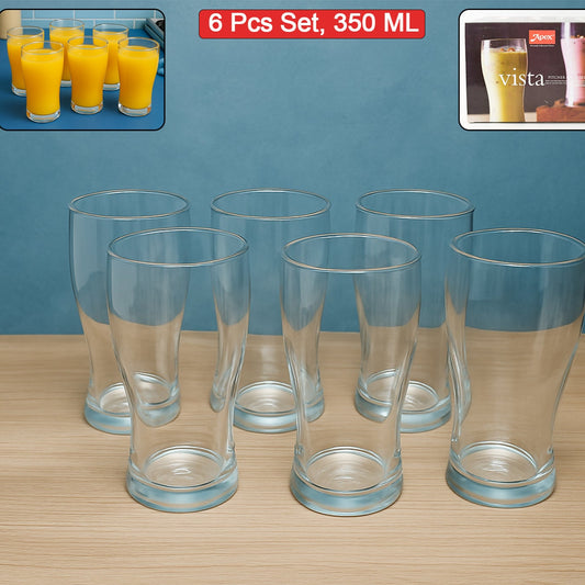 Apex Vista Unbreakable Pitcher Glass Set  350 Ml (Approx)  6-piece - Happy Price - Image 1