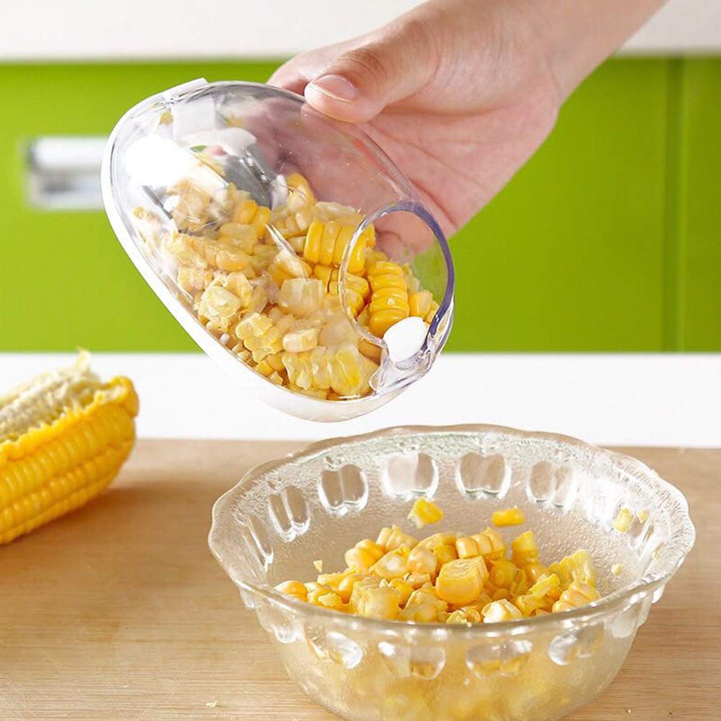 Magic Plastic With Steel Blades Corn Remover Kernel Stripper (1 Pc) - Happy Price - Image 7
