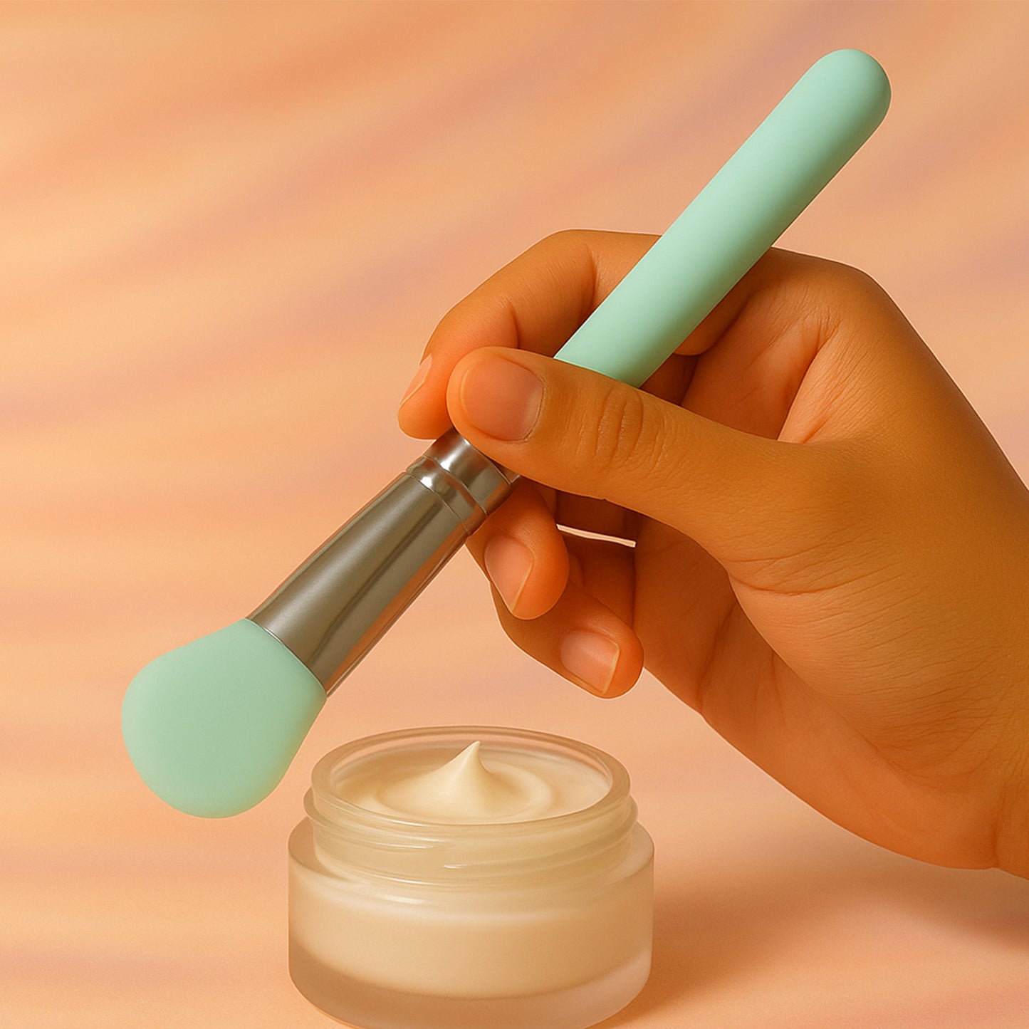 Soft Silicone Face Mask Applicator Brush (1 Pc) - Happy Price - Image 6