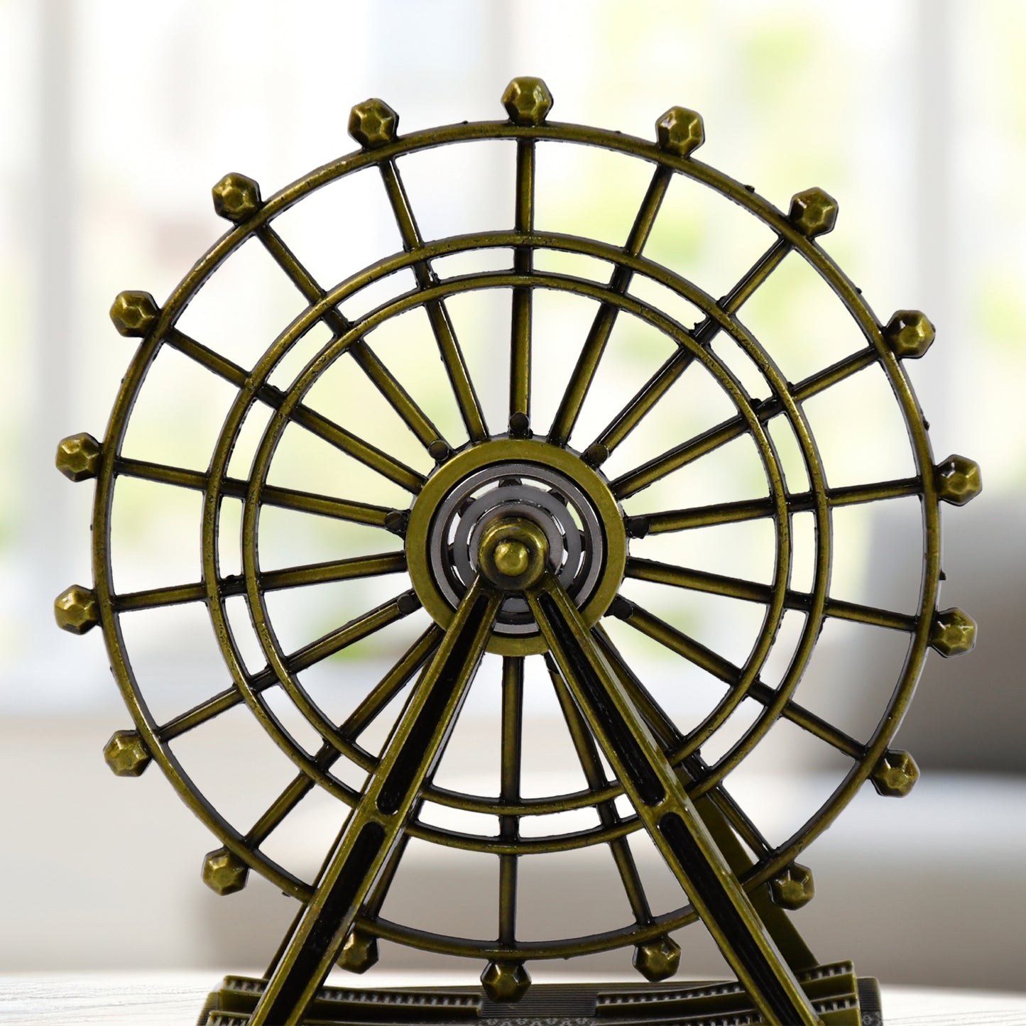 Metal Desktop Table Decoration Cabinet Wheel Tower (1 Pc) - Happy Price - Image 2