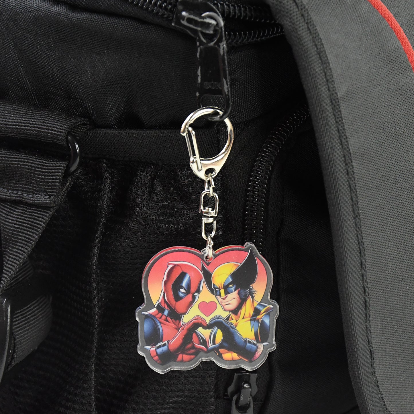 Stylish Acrylic Cartoon Character Keychain With Metal Clip (1 Pc) - Happy Price - Image 3