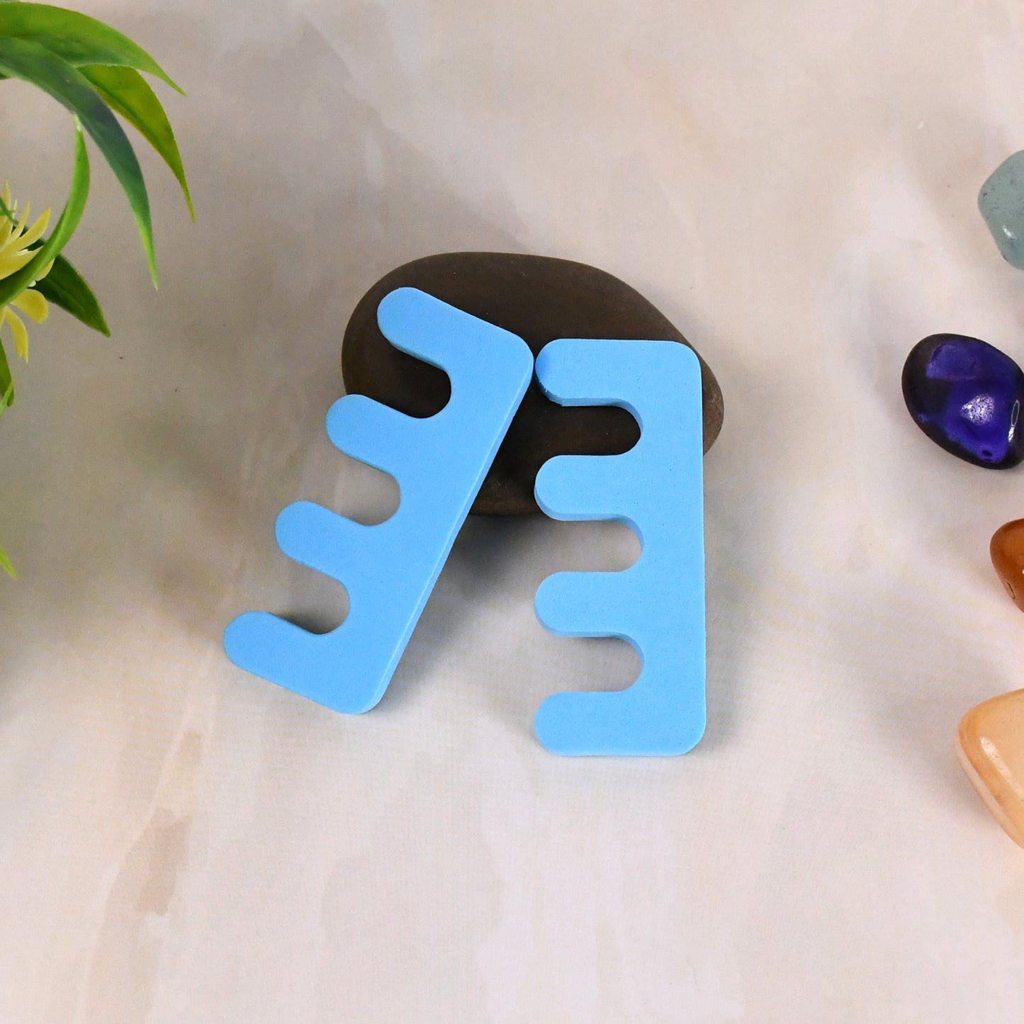 Toe Separators Toe Spacers Sponge Toe Stretcher Pedicures (1 Pair) - Happy Price - Image 2