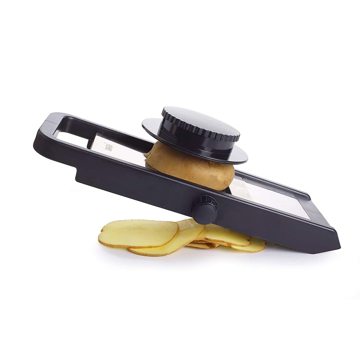 Ganesh Adjustable Plastic Slicer 1-piece Blacksilver - Happy Price - Image 3