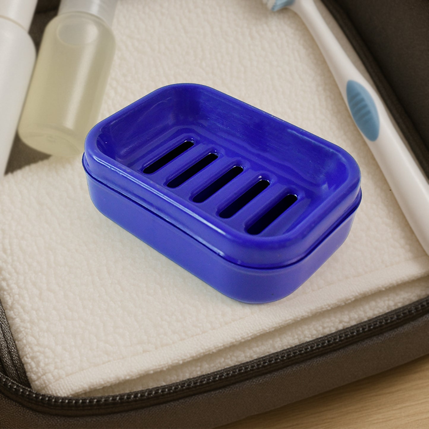 Premium Quality Rectangular Plastic Soap Case (1 Pc) - Happy Price - Image 5