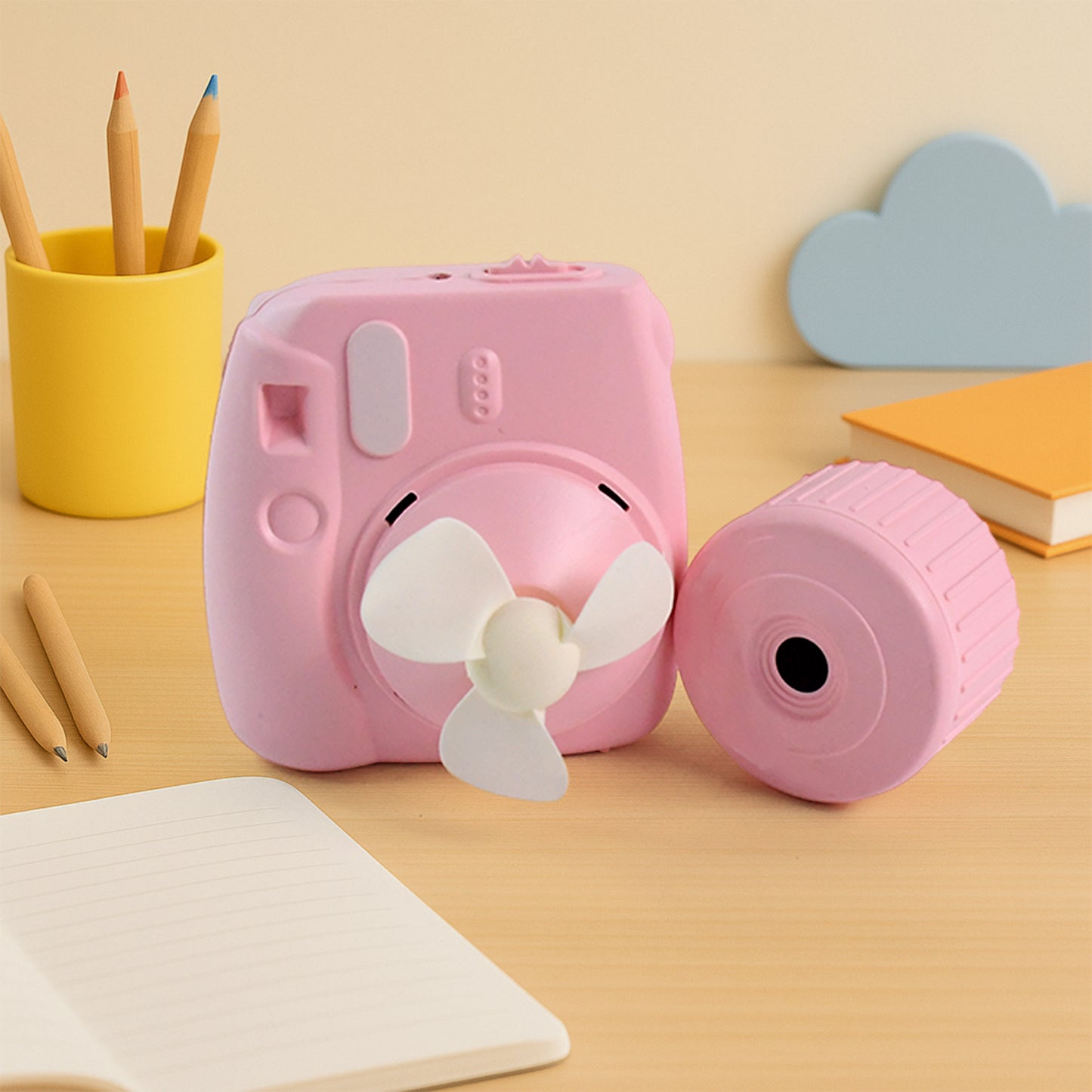 Usb Mini Camera-shaped Fan (1 Pc) - Happy Price - Image 3