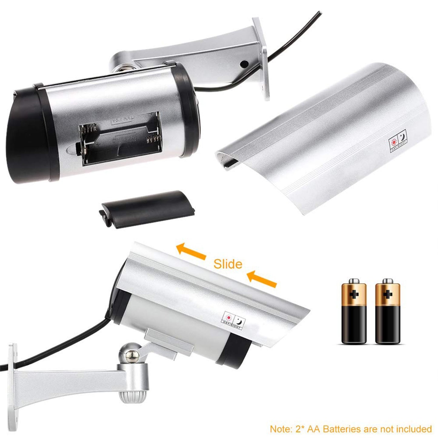 Wireless Security Cctv False Outdoor Fake Dummy Piece Ir Camera - Happy Price - Image 5