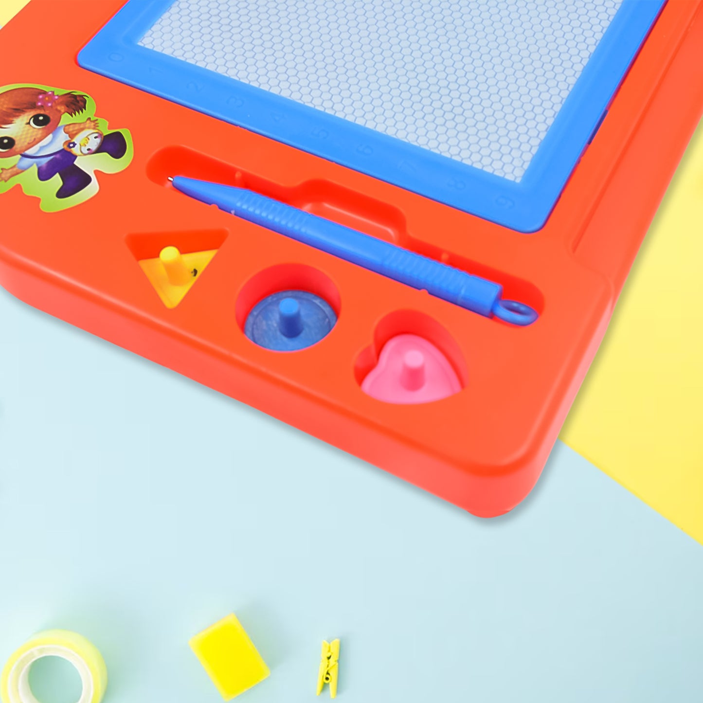 Magnetic Slate Sketch Pad  Board For Kids (1 Pc  27  19 Cm) - Happy Price - Image 6
